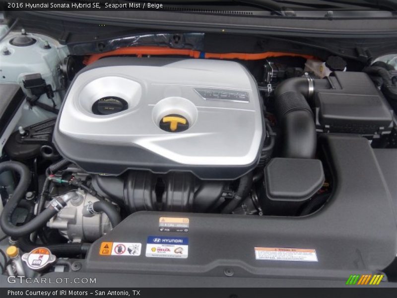 Seaport Mist / Beige 2016 Hyundai Sonata Hybrid SE