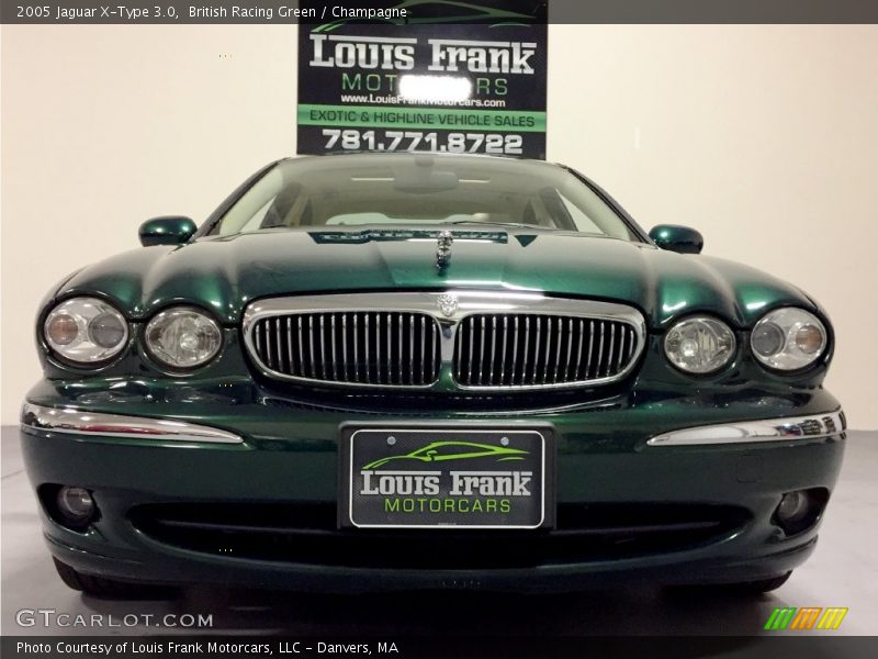British Racing Green / Champagne 2005 Jaguar X-Type 3.0
