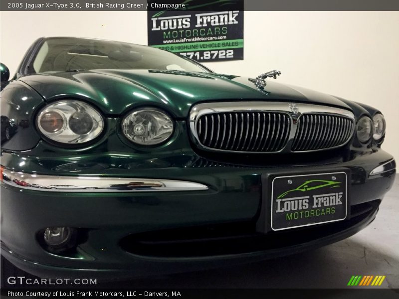 British Racing Green / Champagne 2005 Jaguar X-Type 3.0