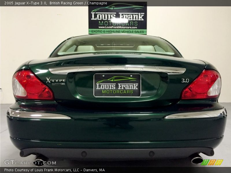 British Racing Green / Champagne 2005 Jaguar X-Type 3.0