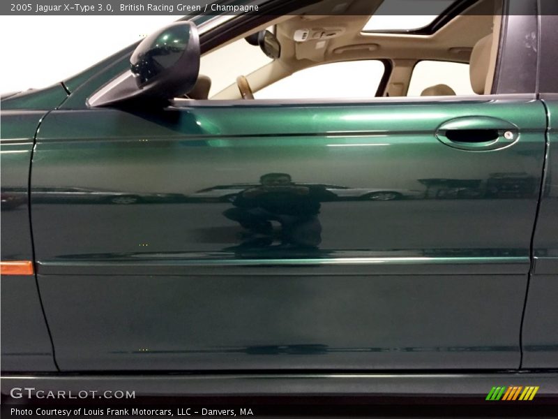 British Racing Green / Champagne 2005 Jaguar X-Type 3.0