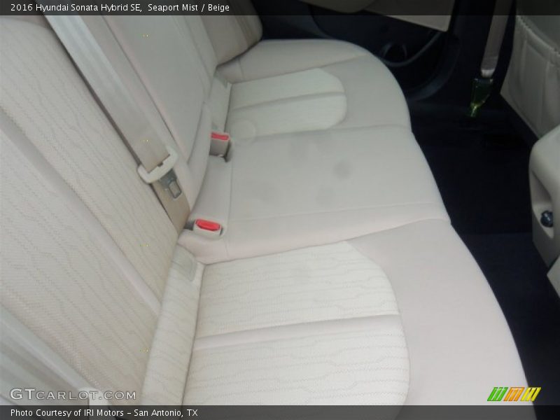 Seaport Mist / Beige 2016 Hyundai Sonata Hybrid SE