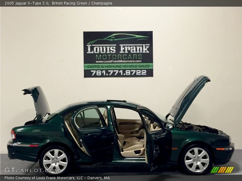 British Racing Green / Champagne 2005 Jaguar X-Type 3.0