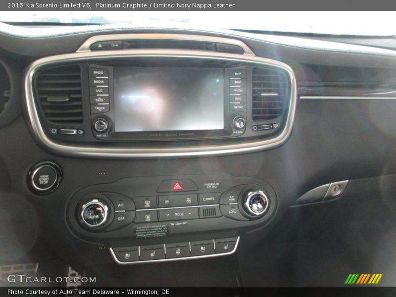 Platinum Graphite / Limited Ivory Nappa Leather 2016 Kia Sorento Limited V6