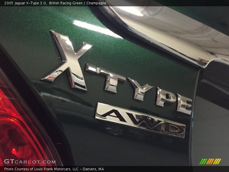 British Racing Green / Champagne 2005 Jaguar X-Type 3.0