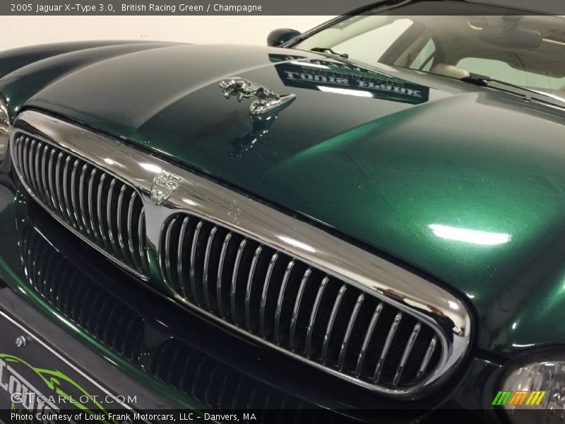 British Racing Green / Champagne 2005 Jaguar X-Type 3.0