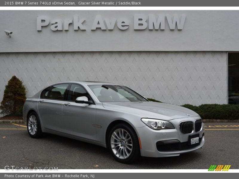 Glacier Silver Metallic / Saddle/Black 2015 BMW 7 Series 740Ld xDrive Sedan