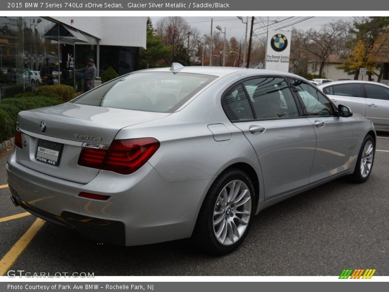 Glacier Silver Metallic / Saddle/Black 2015 BMW 7 Series 740Ld xDrive Sedan