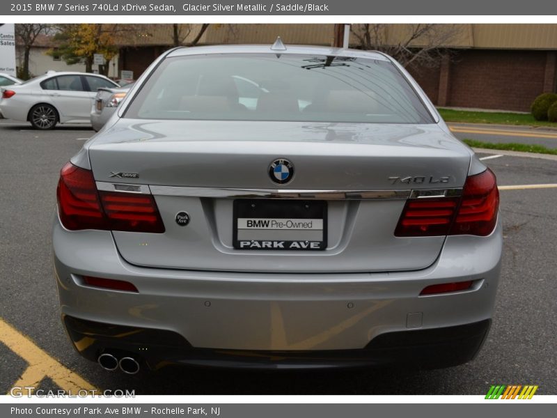 Glacier Silver Metallic / Saddle/Black 2015 BMW 7 Series 740Ld xDrive Sedan