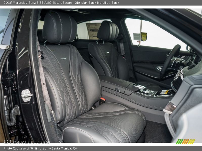Front Seat of 2016 S 63 AMG 4Matic Sedan