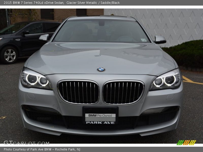 Glacier Silver Metallic / Saddle/Black 2015 BMW 7 Series 740Ld xDrive Sedan