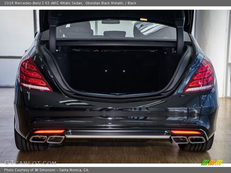  2016 S 63 AMG 4Matic Sedan Trunk