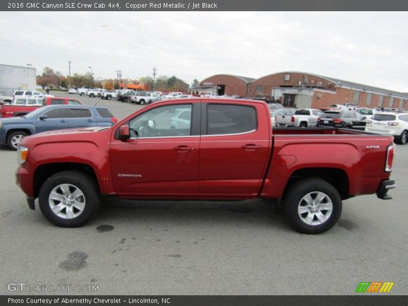  2016 Canyon SLE Crew Cab 4x4 Copper Red Metallic