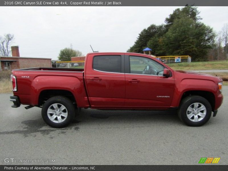 Copper Red Metallic / Jet Black 2016 GMC Canyon SLE Crew Cab 4x4