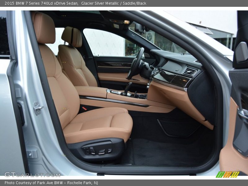 Glacier Silver Metallic / Saddle/Black 2015 BMW 7 Series 740Ld xDrive Sedan
