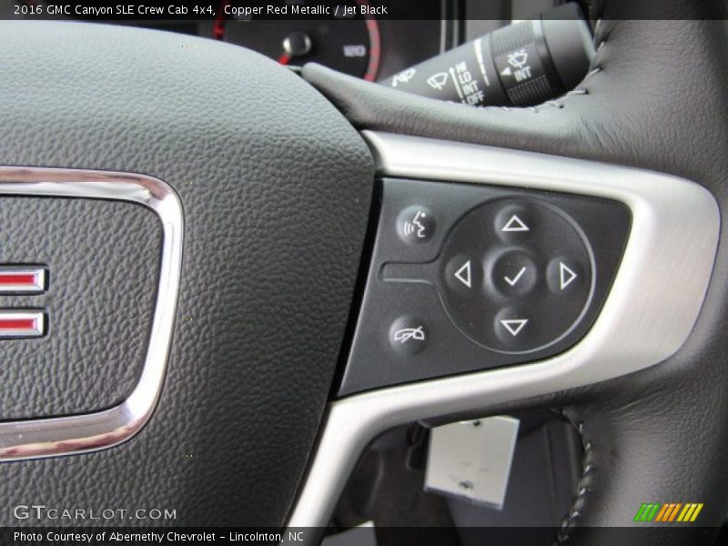 Copper Red Metallic / Jet Black 2016 GMC Canyon SLE Crew Cab 4x4