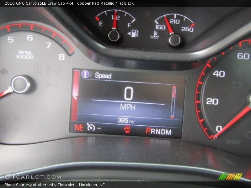 Copper Red Metallic / Jet Black 2016 GMC Canyon SLE Crew Cab 4x4
