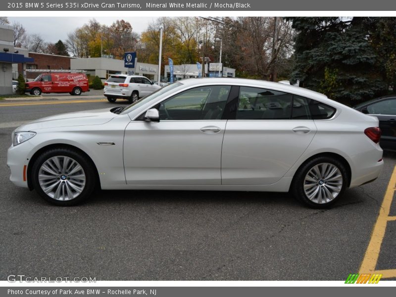 Mineral White Metallic / Mocha/Black 2015 BMW 5 Series 535i xDrive Gran Turismo