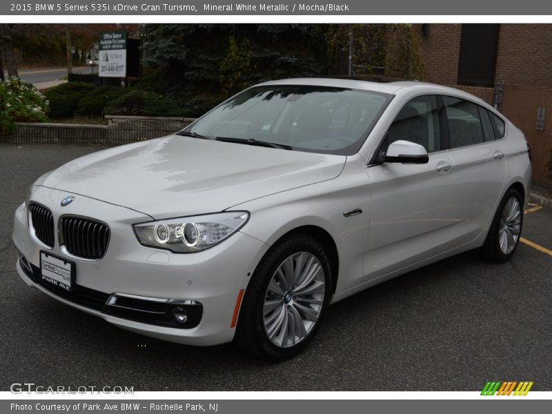 Mineral White Metallic / Mocha/Black 2015 BMW 5 Series 535i xDrive Gran Turismo