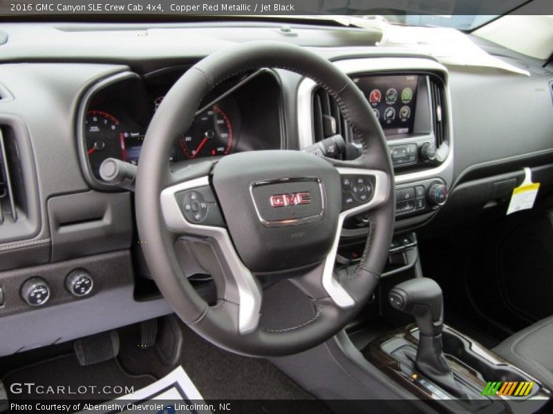 Copper Red Metallic / Jet Black 2016 GMC Canyon SLE Crew Cab 4x4