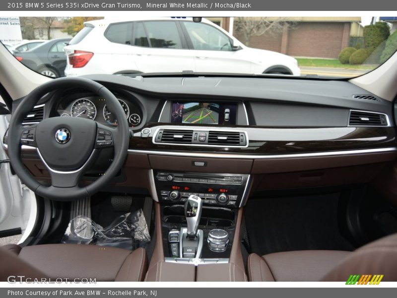 Mineral White Metallic / Mocha/Black 2015 BMW 5 Series 535i xDrive Gran Turismo