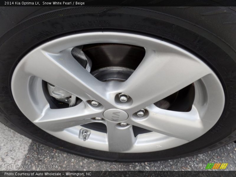 Snow White Pearl / Beige 2014 Kia Optima LX