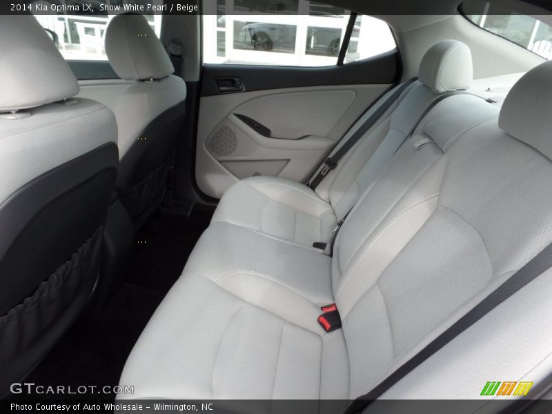 Snow White Pearl / Beige 2014 Kia Optima LX