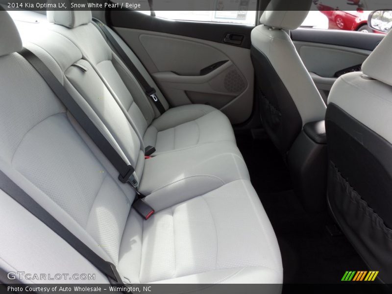 Snow White Pearl / Beige 2014 Kia Optima LX