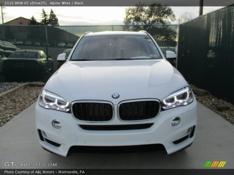 Alpine White / Black 2016 BMW X5 xDrive35i