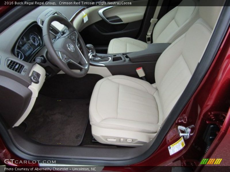 Crimson Red Tintcoat / Light Neutral/Cocoa 2016 Buick Regal Regal Group