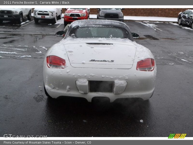 Carrara White / Black 2011 Porsche Boxster S