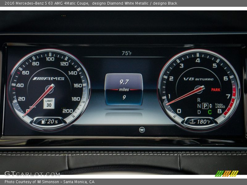  2016 S 63 AMG 4Matic Coupe 63 AMG 4Matic Coupe Gauges