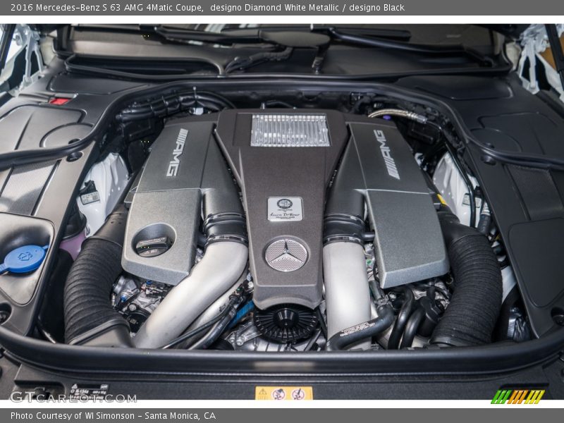  2016 S 63 AMG 4Matic Coupe Engine - 5.5 Liter AMG biturbo DOHC 32-Valve VVT V8