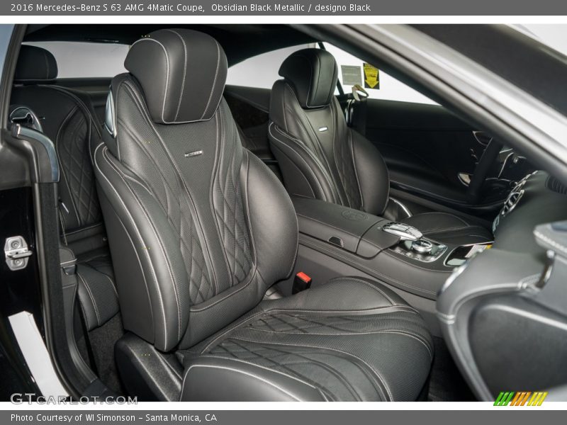 Front Seat of 2016 S 63 AMG 4Matic Coupe