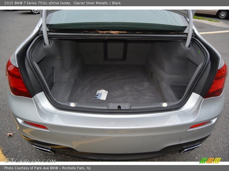 Glacier Silver Metallic / Black 2015 BMW 7 Series 750Li xDrive Sedan