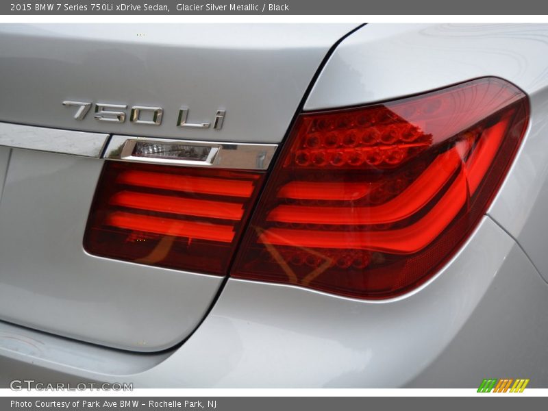 Glacier Silver Metallic / Black 2015 BMW 7 Series 750Li xDrive Sedan