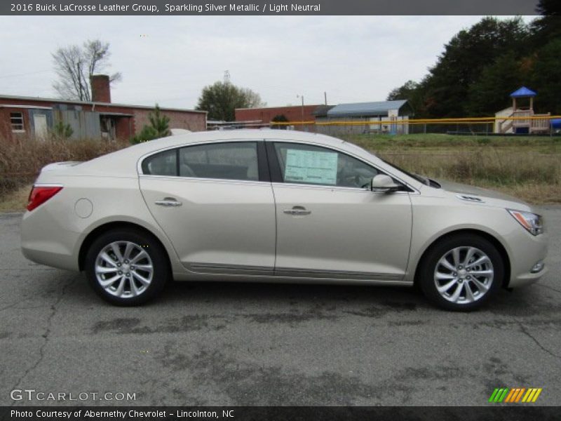 Sparkling Silver Metallic / Light Neutral 2016 Buick LaCrosse Leather Group
