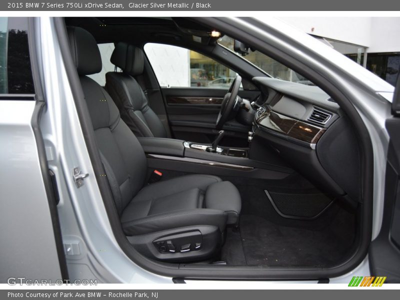 Glacier Silver Metallic / Black 2015 BMW 7 Series 750Li xDrive Sedan