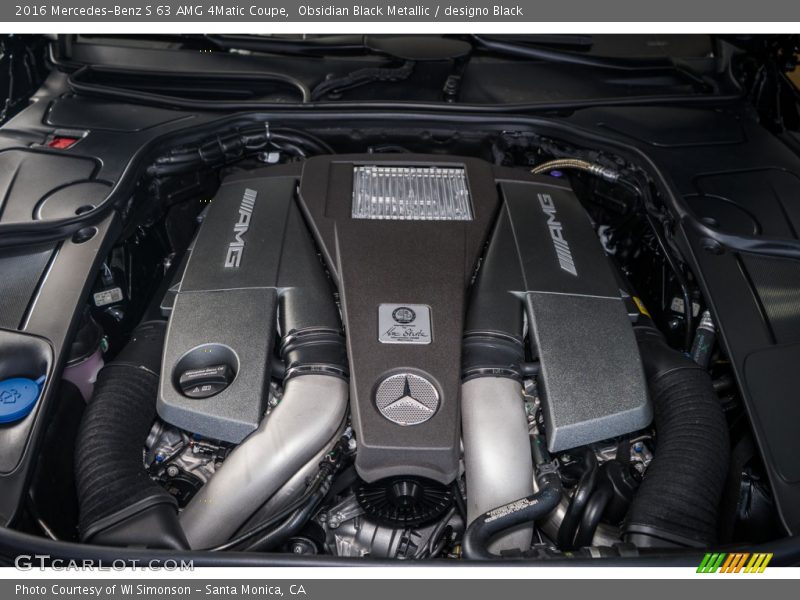  2016 S 63 AMG 4Matic Coupe Engine - 5.5 Liter AMG biturbo DOHC 32-Valve VVT V8