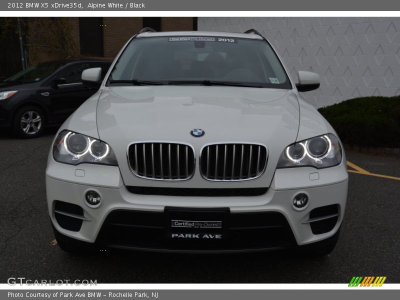 Alpine White / Black 2012 BMW X5 xDrive35d