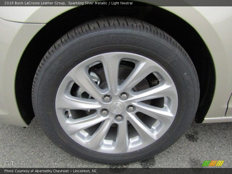 Sparkling Silver Metallic / Light Neutral 2016 Buick LaCrosse Leather Group