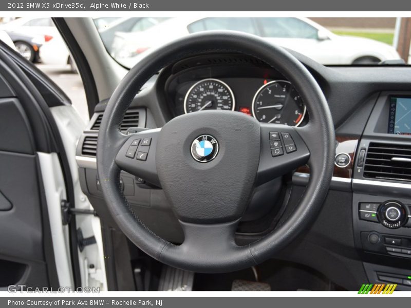 Alpine White / Black 2012 BMW X5 xDrive35d