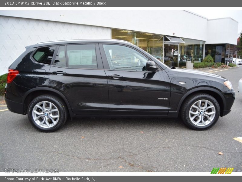 Black Sapphire Metallic / Black 2013 BMW X3 xDrive 28i