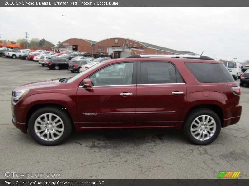  2016 Acadia Denali Crimson Red Tintcoat