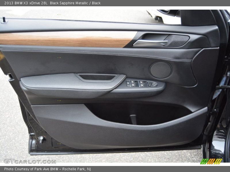 Black Sapphire Metallic / Black 2013 BMW X3 xDrive 28i