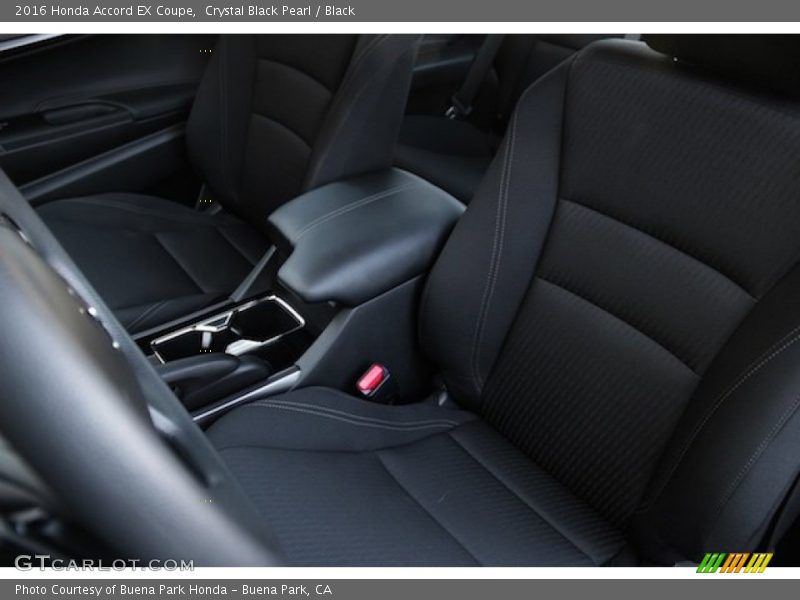Crystal Black Pearl / Black 2016 Honda Accord EX Coupe
