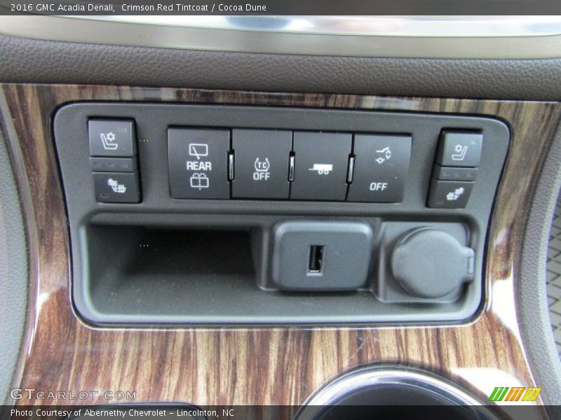 Controls of 2016 Acadia Denali