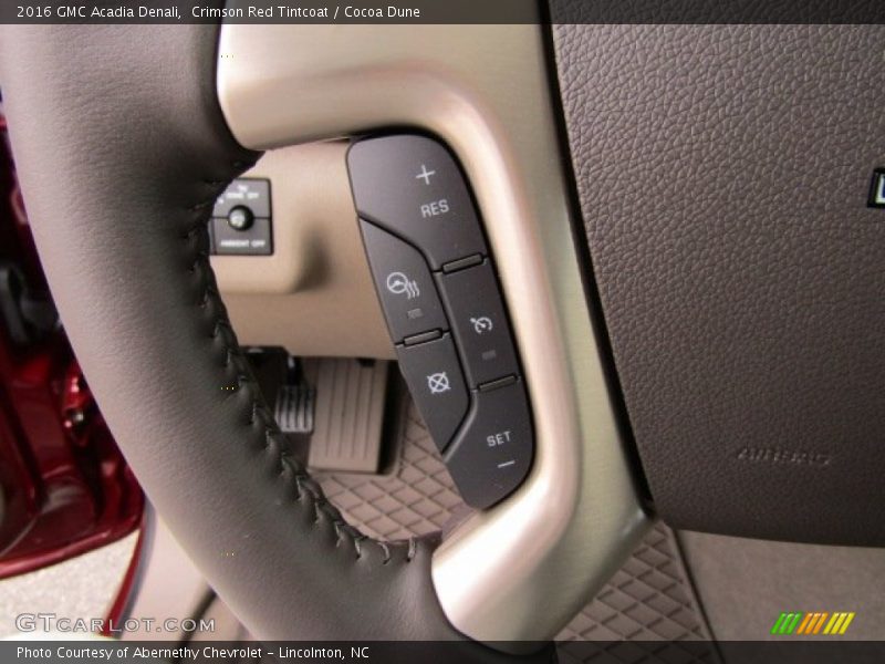 Controls of 2016 Acadia Denali