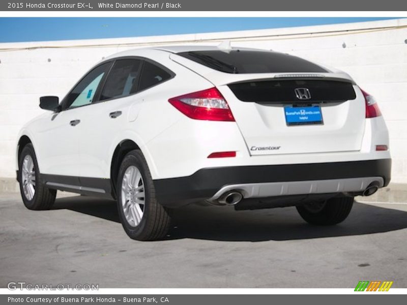 White Diamond Pearl / Black 2015 Honda Crosstour EX-L