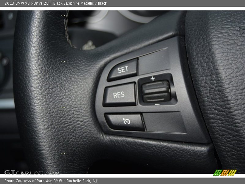 Black Sapphire Metallic / Black 2013 BMW X3 xDrive 28i